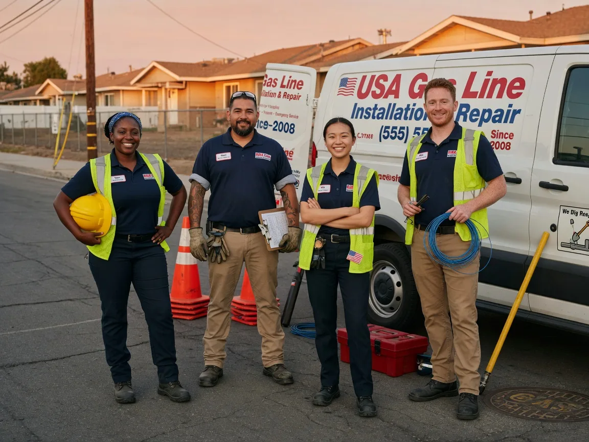 Gas Line Installation company in Bernice, LA